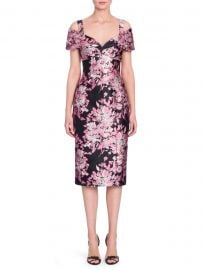 Dolce  amp  Gabbana - Floral Jacquard Off-Shoulder     - Saks Fifth Avenue at Saks Fifth Avenue